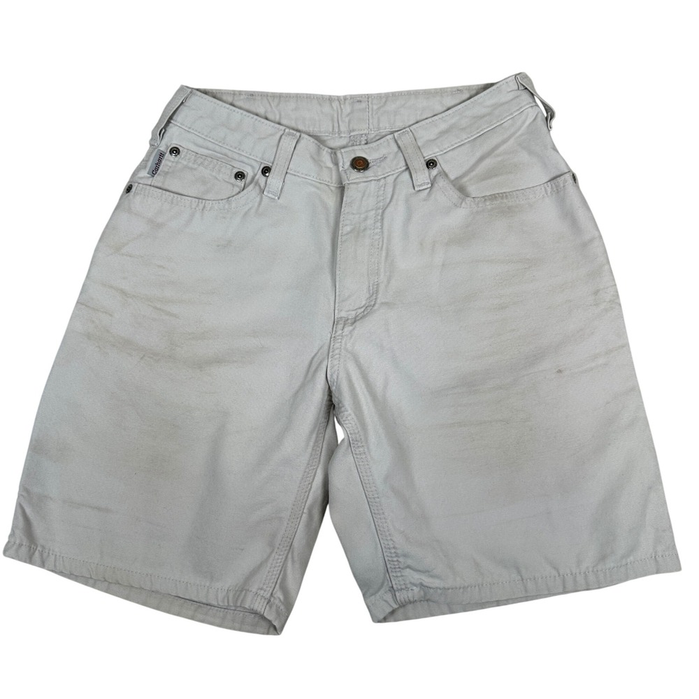 Carhartt Women's Cargo Shorts‎ Beige Canvas Workwear